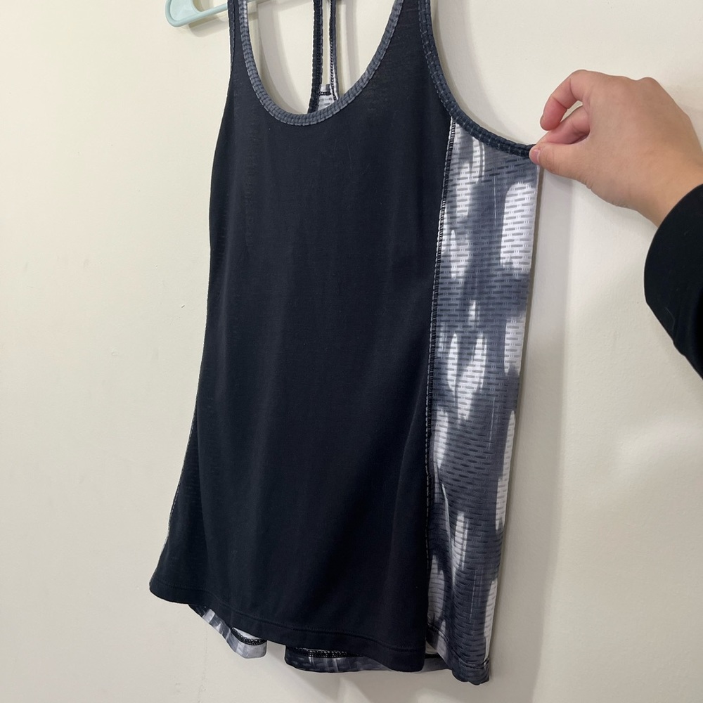 Under Armour Black Printed Racerback Tank Top - Picture 2 of 7